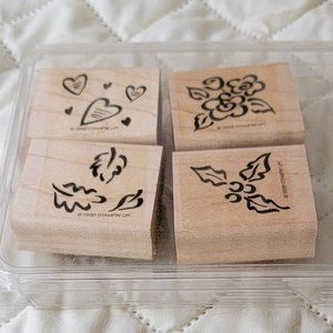 Vintage StampinUp Stamp Set Seasonal Images 1998